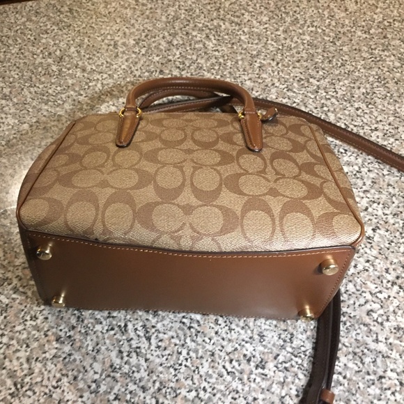 Coach Signature Brown Mini Sierra Satchel (unused) - Picture 3 of 3